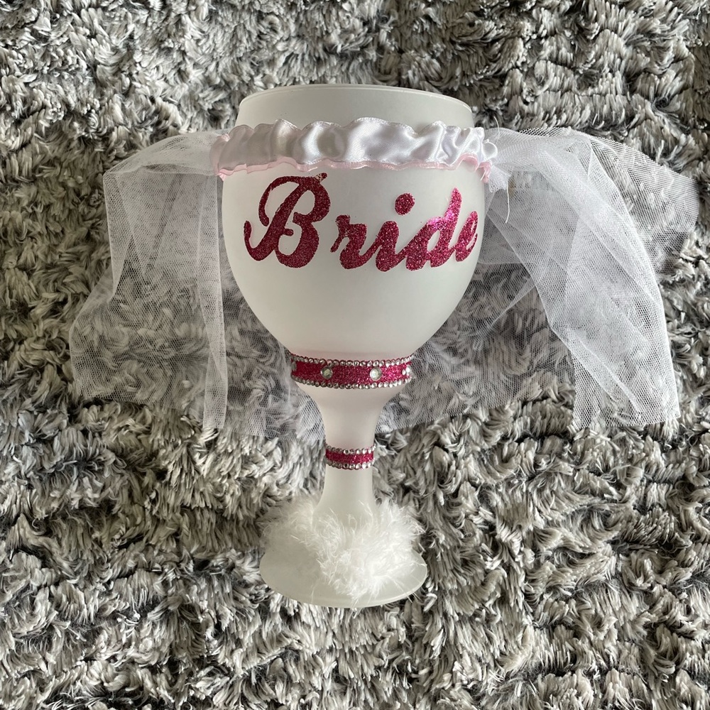 Bachelorette party glass